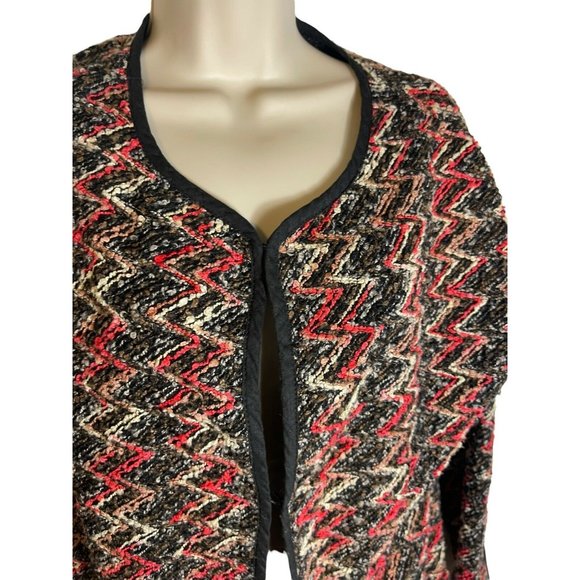 SANCTUARY Kimono City Boucle Jacket Size Medium - Picture 4 of 13